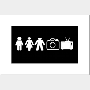 Person Woman Man Camera TV 2020 Posters and Art